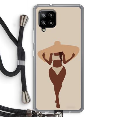 Let's get salty: Samsung Galaxy A42 5G Transparant Hoesje met koord