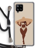 Let's get salty: Samsung Galaxy A42 5G Transparant Hoesje met koord