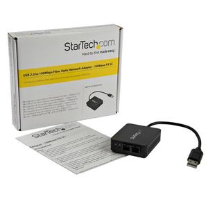 StarTech.com USB 2.0 naar glasvezel converter 100BaseFX SC netwerk adapter