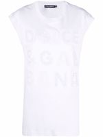 Dolce & Gabbana t-shirt à découpes - Blanc