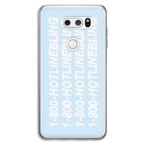 Hotline bling blue: LG V30 Transparant Hoesje