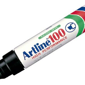 Viltstift Artline 100 schuin 7.5-12mm zwart