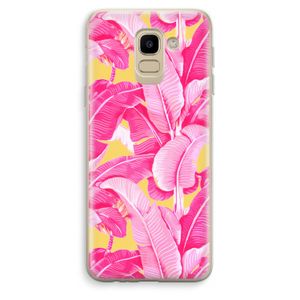 Pink Banana: Samsung Galaxy J6 (2018) Transparant Hoesje