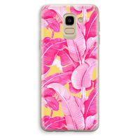 Pink Banana: Samsung Galaxy J6 (2018) Transparant Hoesje