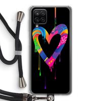 Melts My Heart: Samsung Galaxy A12 Transparant Hoesje met koord Melts My Heart: Samsung Galaxy A12 Transparant Hoesje met koord