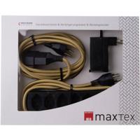 Cadeaubox MaxTex Stroom Verlengkabel Goud, Zwart 3.00 m Max Hauri AG 125377