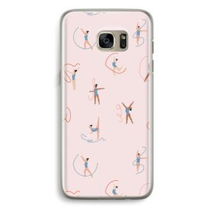 Dancing #3: Samsung Galaxy S7 Edge Transparant Hoesje