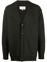 Maison Margiela cardigan à col v - Vert