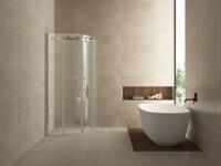 Douchecabine Wiesbaden 2 schuifdeuren 90x90cm 8mm NANO coating