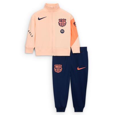 Nike FC Barcelona Strike Trainingspak Full-Zip 2025-2026 Baby Oranje Donkerblauw
