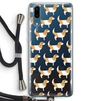 Doggy: Huawei P20 Transparant Hoesje met koord