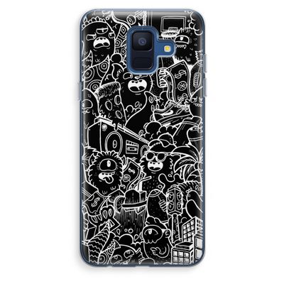 Vexx Black City : Samsung Galaxy A6 (2018) Transparant Hoesje