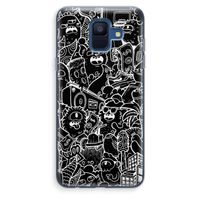 Vexx Black City : Samsung Galaxy A6 (2018) Transparant Hoesje