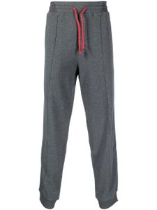 Brunello Cucinelli pantalon de jogging à lien de resserrage - Gris
