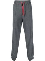Brunello Cucinelli pantalon de jogging à lien de resserrage - Gris