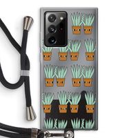 Sansevieria: Samsung Galaxy Note 20 Ultra / Note 20 Ultra 5G Transparant Hoesje met koord