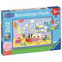 Ravensburger puzzel Peppa Pig - 2 x 12 stukjes