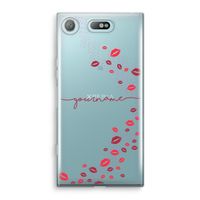 Kusjes: Sony Xperia XZ1 Compact Transparant Hoesje