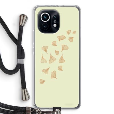 Falling Leaves: Xiaomi Mi 11 Transparant Hoesje met koord