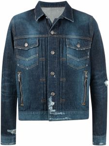 Balmain blazer à boutonnière croisée - Bleu