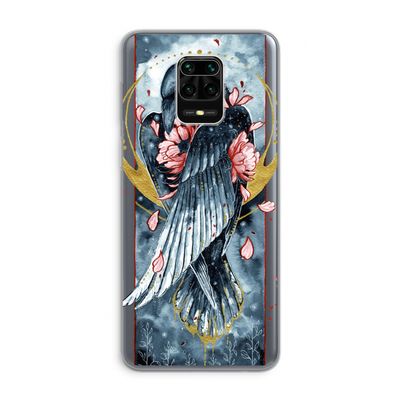 Golden Raven: Xiaomi Redmi Note 9 Pro Transparant Hoesje