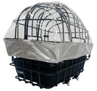 Regenhoes Around voor dierenfietsmand Luna XL