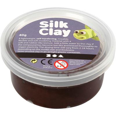 Silk Clay - bruin, 40gr.