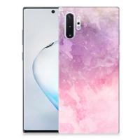 Smartphone hoesje Samsung Galaxy Note 10 Plus Pink Purple Paint
