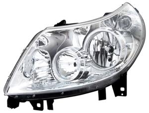 Koplamp links inclusief stelmotor 1651961