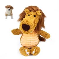 Pluche bijten Molar bijten huisdier speelgoed Teddy kleine en middelgrote huisdier klinkende Toy (leeuw)