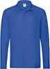 Fruit Of The Loom F541N Premium Long Sleeve Polo - Royal Blue - 3XL