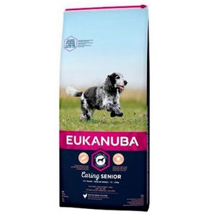 Eukanuba Caring Senior Medium Breed kip hondenvoer 2 x 15 kg