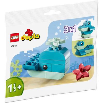 LEGO DUPLO - 3-in-1 Walvis Constructiespeelgoed