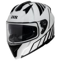 IXS IXS217 2.0, Integraalhelm, Zwart Wit - thumbnail