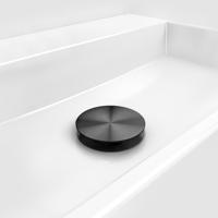 Afvoerplug Niet Afsluitbaar Clou Goud Geborsteld Gunmetal PVD Clou