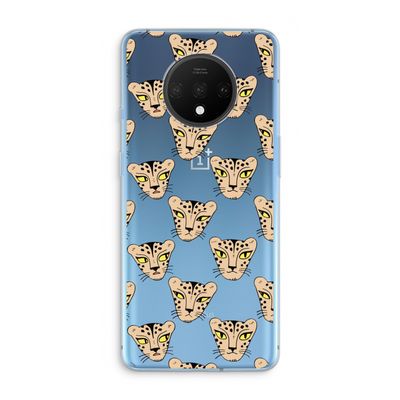 Tijger: OnePlus 7T Transparant Hoesje