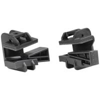 HellermannTyton Beam Clamp C with foam-PA6GF30-BK Bevestigingssokkel Insteekbaar 151-01187 Zwart 1 stuk(s)