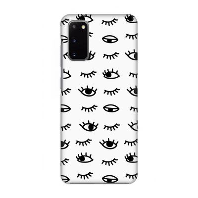Eye pattern #2: Volledig geprint Samsung Galaxy S20 Hoesje