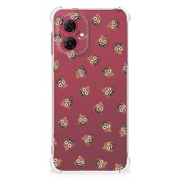 Doorzichtige Silicone Hoesje voor Motorola Moto G55 Poep Emojis