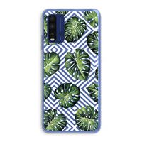 Geometrische jungle: Xiaomi Redmi 9T Transparant Hoesje