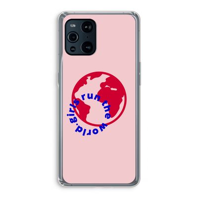 Run The World: Oppo Find X3 Pro Transparant Hoesje
