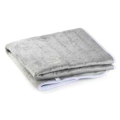 DOMO 1-persoons elektrische bedverwarmer - 6 warmteniveaus - Flanelfleece - 150x80 cm - Grijs