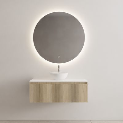 Onderkast Gliss Design Timotheus 100 CM Incl. Topplaat Corn Silk