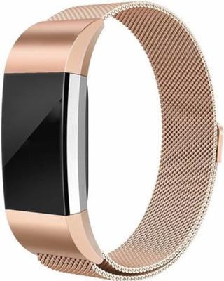 Fitbit Charge 2 Milanese Band - Rose Goud Fitbit Charge 2 Milanese Band - Rose Goud