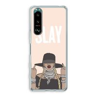 Slay All Day: Sony Xperia 5 III Transparant Hoesje