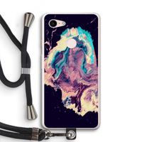 Cosmic Silence: Pixel 3 XL Transparant Hoesje met koord