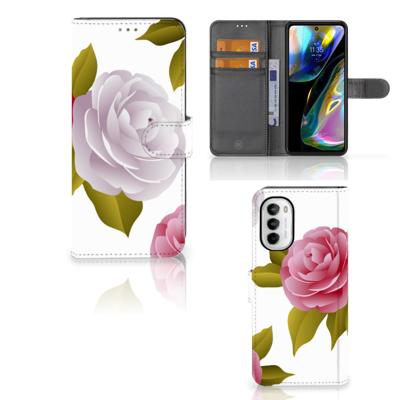 Motorola Moto G52 | Moto G82 Hoesje Roses Motorola Moto G52 | Moto G82 Hoesje Roses
