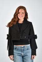 Ganni blazer A1020021 black