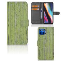 Motorola Moto G 5G Plus | Book Style Case | Green Wood
