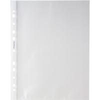 Pergamy geperforeerde showtas, ft A4, 11-gaatsperforatie, gekorrelde PP van 50 micron, pak van 100 stuks